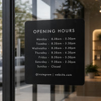 Opening Times | Business Opening Hours Black