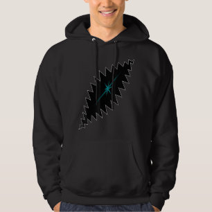 Opening Up Teal Hoodie