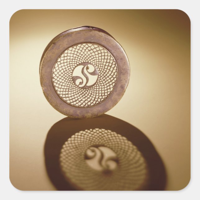 Openwork box lid, from Cornalaragh Square Sticker (Front)