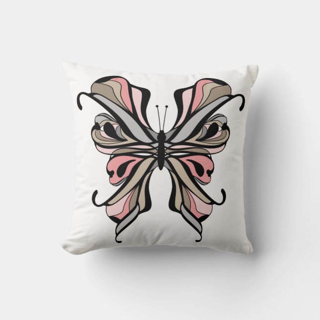 Openwork butterfly cushion (Front)