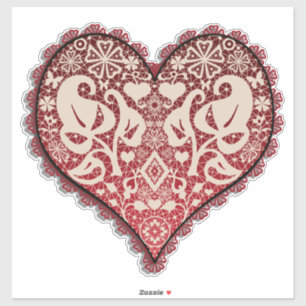 Openwork heart, lace, heart, love, vintage