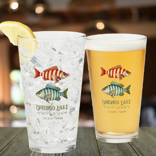 Opeongo Lake Ontario Canada fish drinks bar Glass