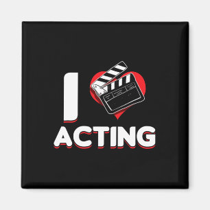 Opera Broadway Stage Actor Theatre Actress I Love  Magnet
