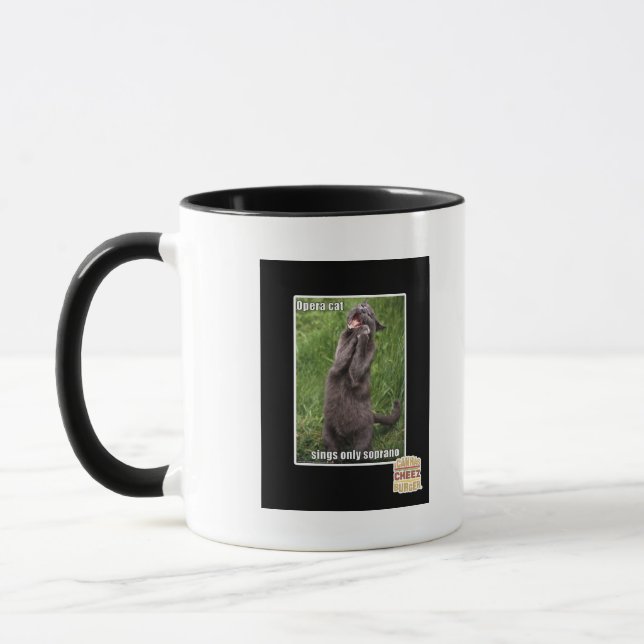 Opera Cat Mug (Left)