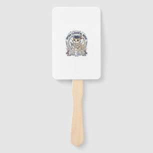 Opera Classical Music Cat Cute Cat T-Shirt Design Hand Fan