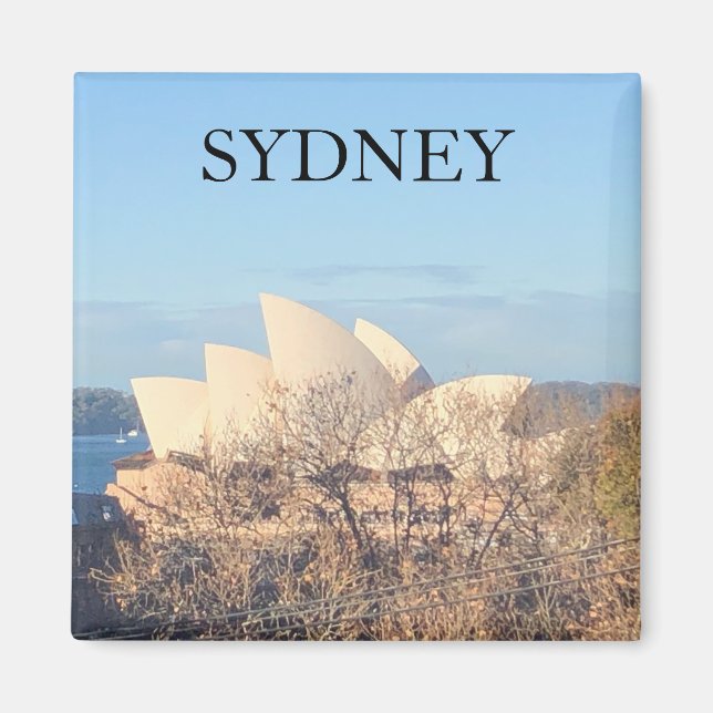 opera house autumn magnet (Front)