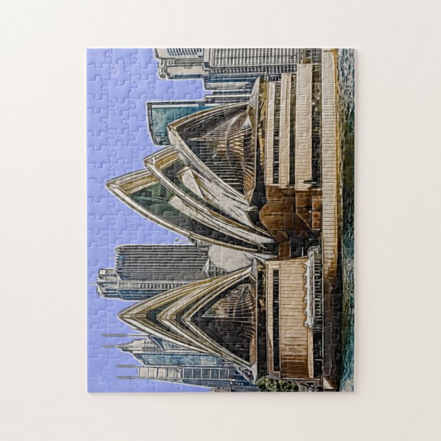 Opera house in Sydney Jigsaw Puzzle (Vertical)