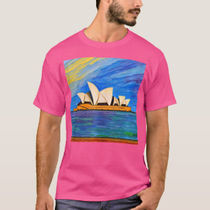 Opera House Sydney I Love Australia Icon Artistic  T-Shirt