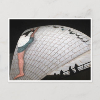 opera house vivid stretch postcard