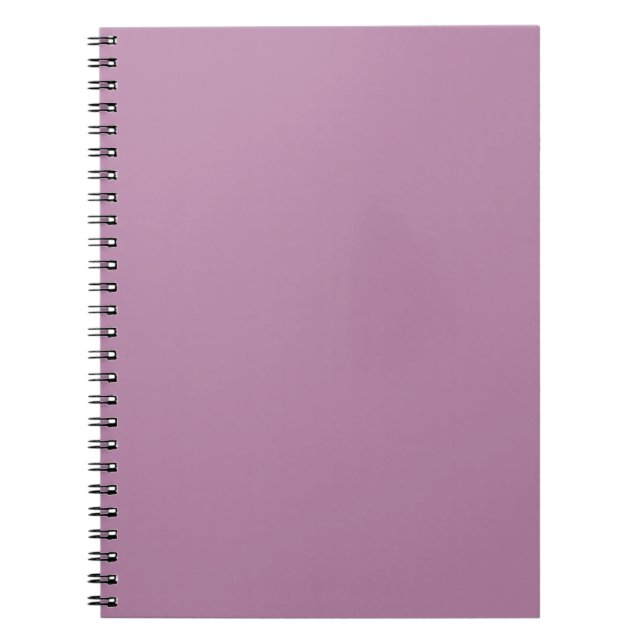 Opera Mauve Classy Colour Design Spiral Notebook (Front)