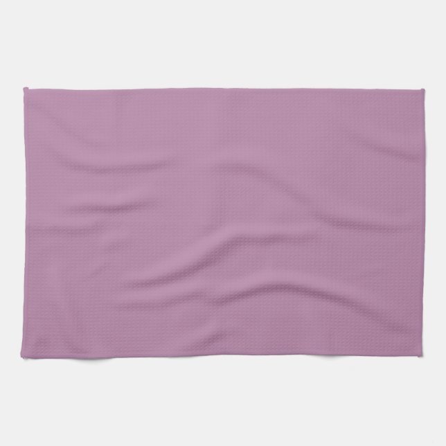 Opera Mauve Solid Colour Tea Towel (Horizontal)