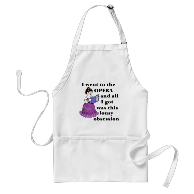 Opera Obsession Standard Apron (Front)