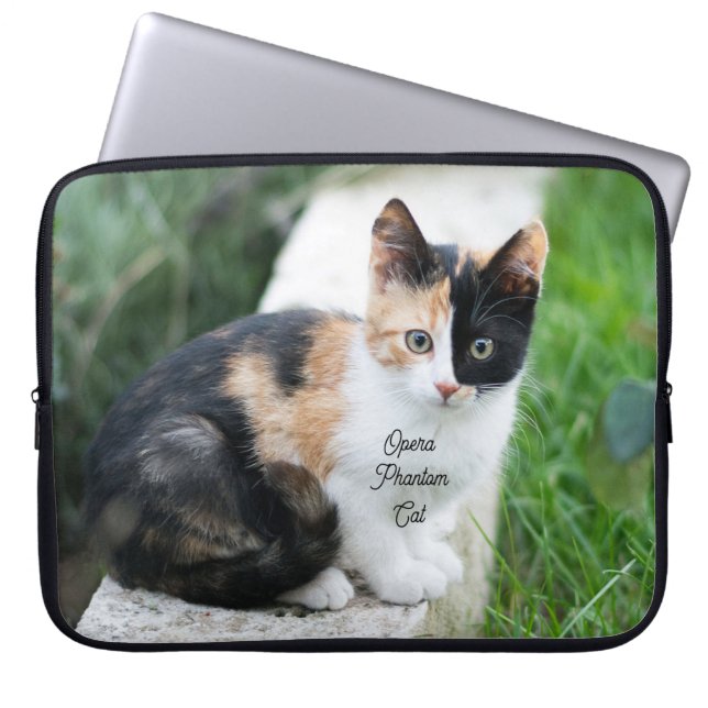 Opera Phantom Cat Electronics Bag (Front)
