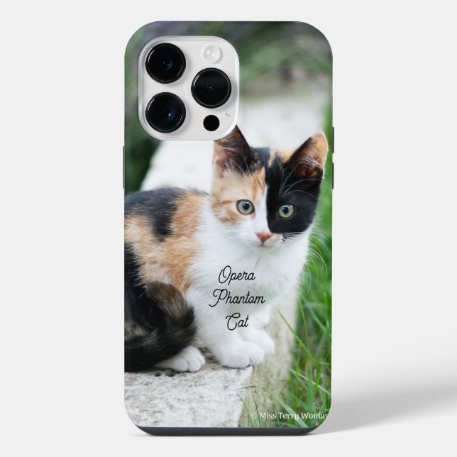 Opera Phantom Cat iPhone Case (Back)