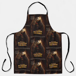 Opera Phantom Squirrel Parody Apron