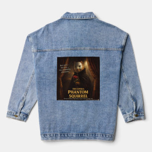Opera Phantom Squirrel Parody Denim Jacket