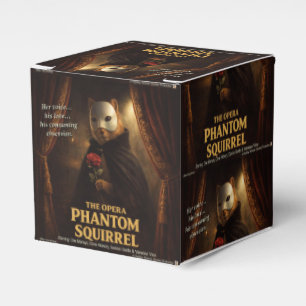 Opera Phantom Squirrel Parody Favour Box