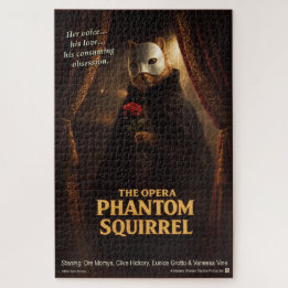 Opera Phantom Squirrel Parody Jigsaw Puzzle