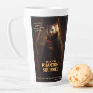 Opera Phantom Squirrel Parody Latte Mug