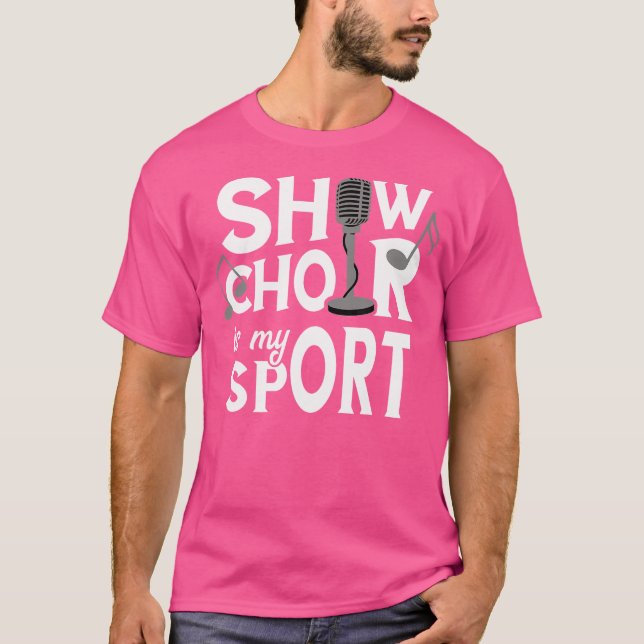 Opera Singer Show Choir Sport Opera Vocalist Tenor T-Shirt (Front)