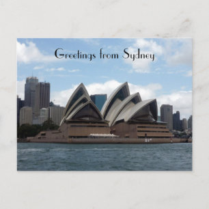 opera sydney postcard