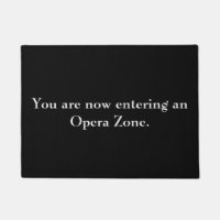 "Opera Zone" doormat