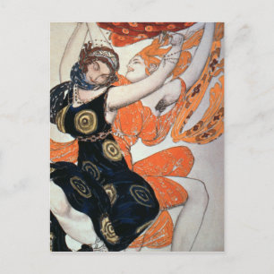 Operatic costume designs, 1911 postcard