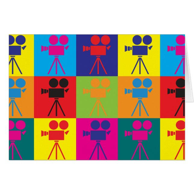 Operating a Camera Pop Art (Front Horizontal)