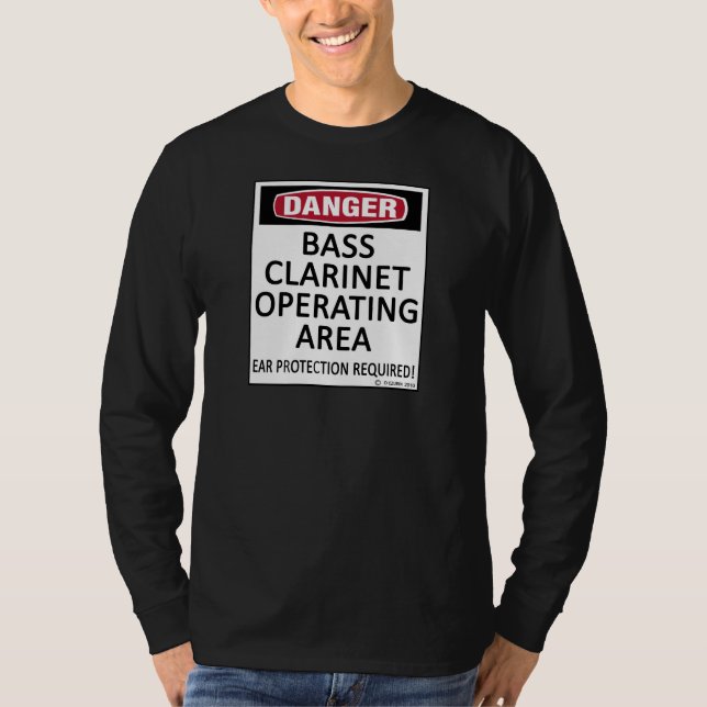 Operating Area Bass Clarinet T-Shirt (Front)