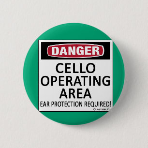 Operating Area Cello 6 Cm Round Badge