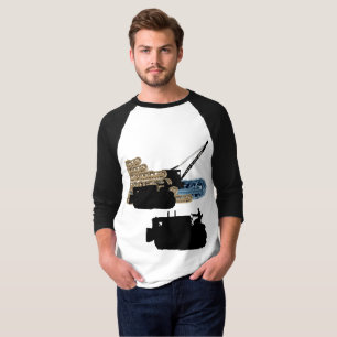 Operating Engineer Crane Operator Bulldozer Tracks T-Shirt