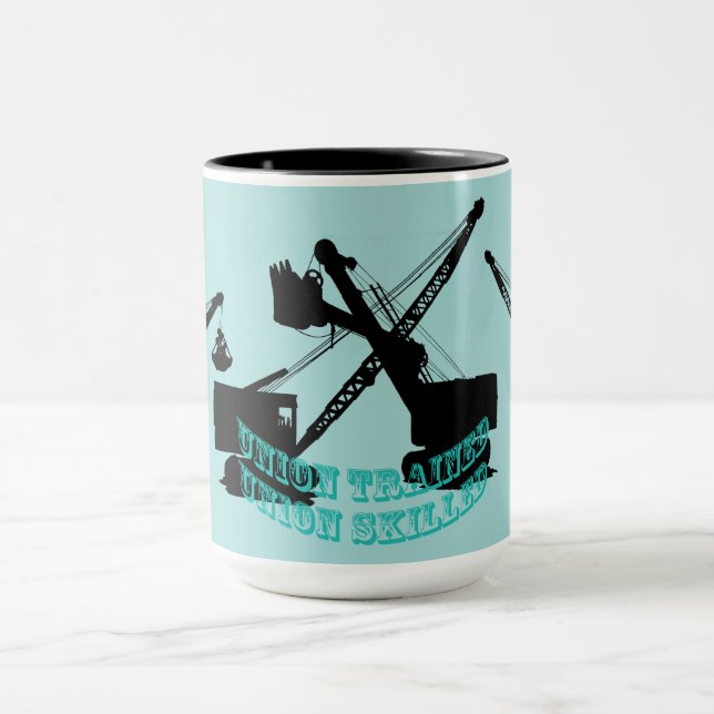 Operating Engineer Crane Operator Shovel Union Mug (Center)