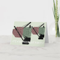 Operating Engineer Retirement Party Invitation