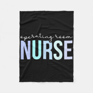 Operating Room Nurse Perioperative Nurse Or Nurse Fleece Blanket