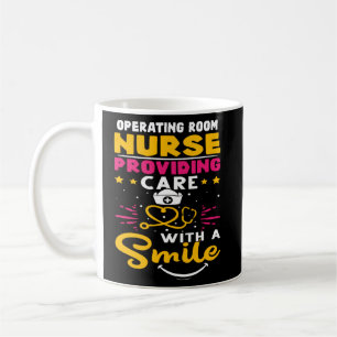 Operating Room Nurse Providing Care with a Smile  Coffee Mug