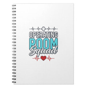 Operating Room Squad Surgical Team Shirt Design_1 Notebook