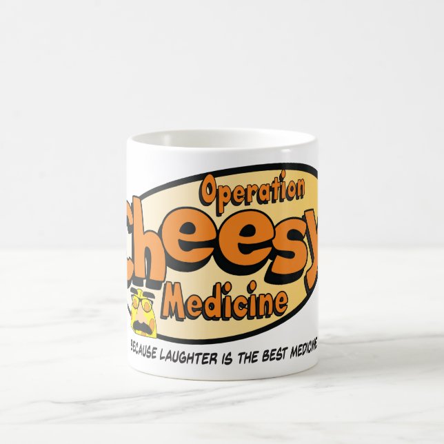 Operation Cheesy Medicine Coffee Mug (Center)