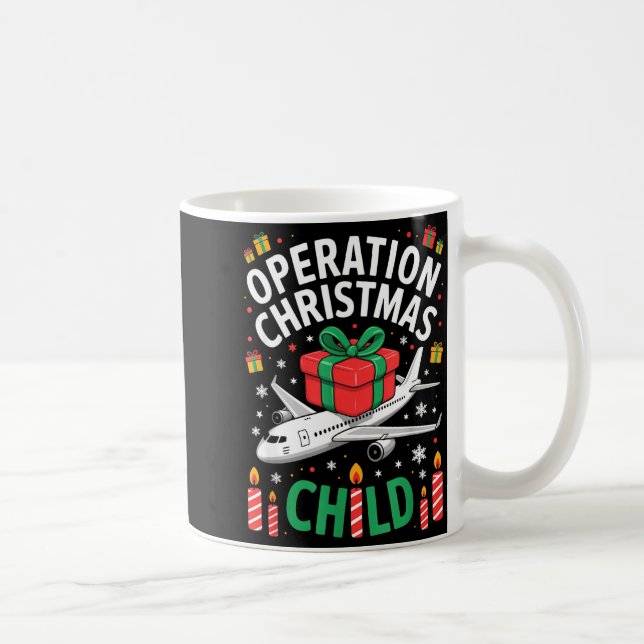 Operation Christmas Child Family Matching Xmas Fun Coffee Mug (Right)