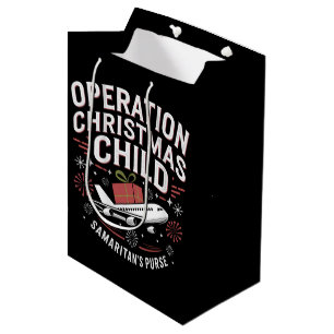 Operation Christmas Child Funny Family Matching Medium Gift Bag