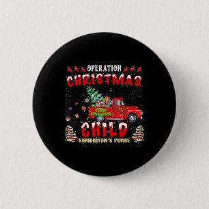 Operation Christmas Child Funny Family Matching Xm 6 Cm Round Badge