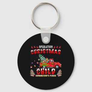 Operation Christmas Child Funny Family Matching Xm Key Ring