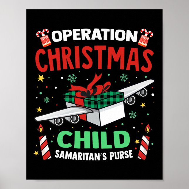 Operation Christmas Child Funny Family Matching Xm Poster (Front)