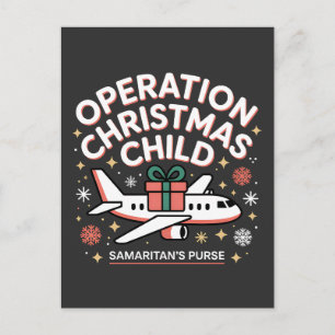 Operation Christmas Child Samaritan Purse Announcement Postcard