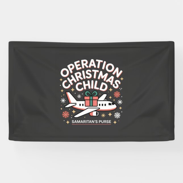 Operation Christmas Child Samaritan Purse  Banner (Horizontal)