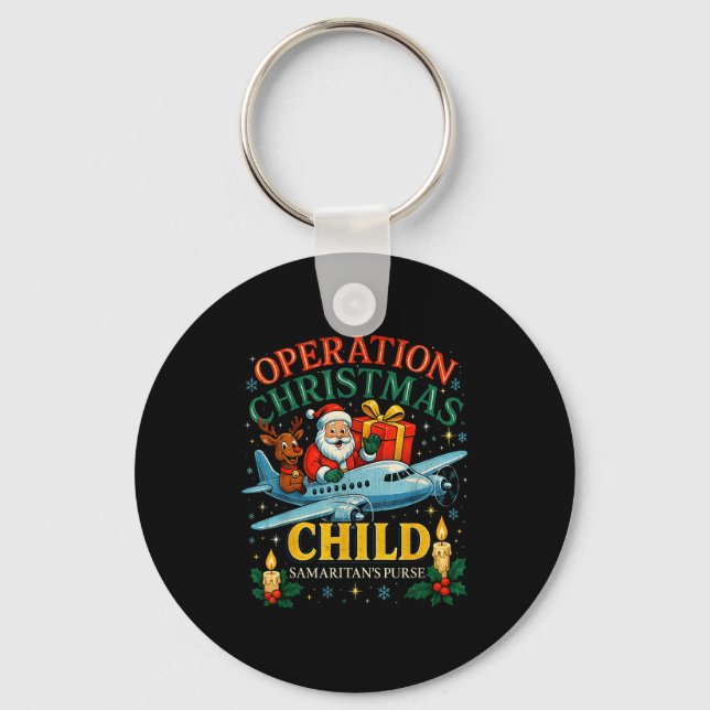 Operation Christmas Child Samaritan’s Purse Xmas D Key Ring (Front)