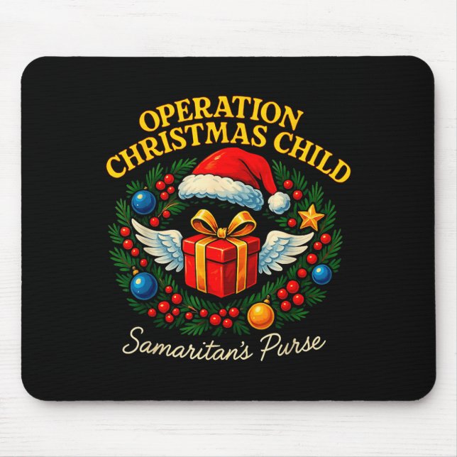Operation Christmas Child Samaritan’s Purse Xmas D Mouse Pad (Front)