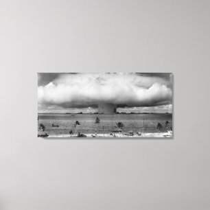 Operation Crossroads Event Baker explosion 1946 Canvas Print