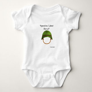 Operation: Cutest Recruit Baby One-Piece Baby Bodysuit
