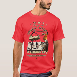 OPERATION DESERT STORM Remember Veterans Day T-Shirt