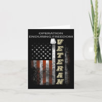 Operation Enduring Freedom Veteran 